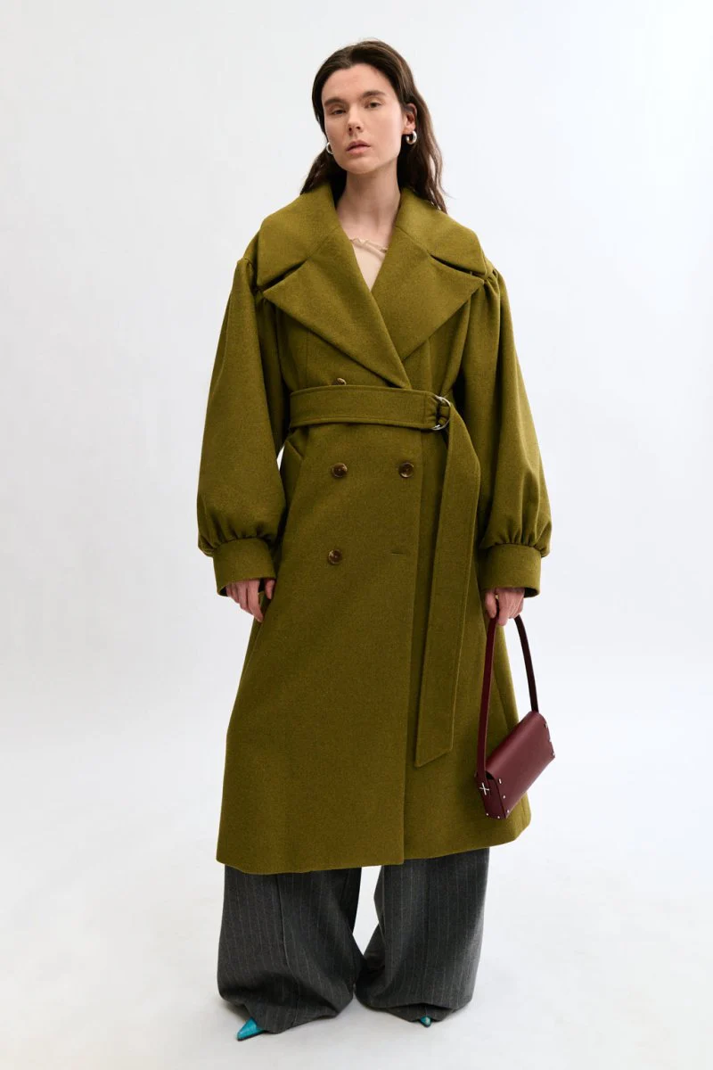 Eliza Faulkner Josephine Coat - Green (In-Store) - Image 7
