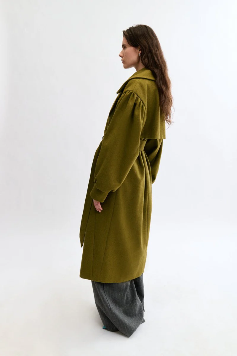 Eliza Faulkner Josephine Coat - Green (In-Store) - Image 8