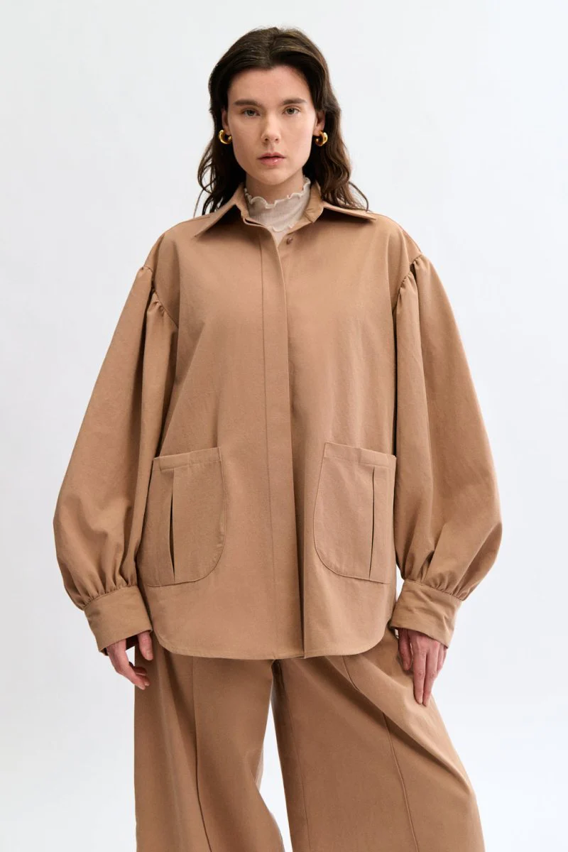 Eliza Faulkner Laurence Jacket - Fawn (In-Store) - Image 14