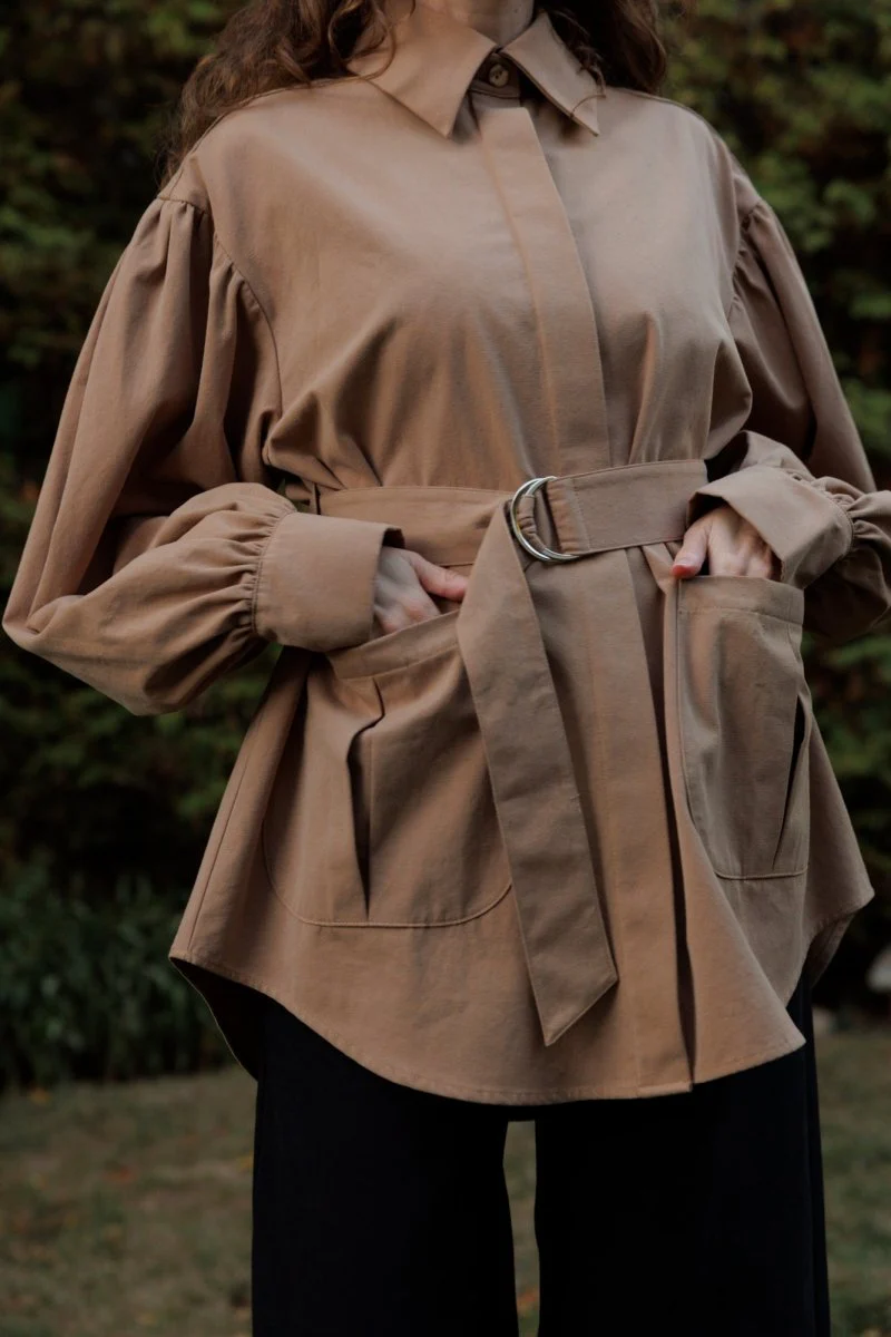 Eliza Faulkner Laurence Jacket - Fawn (In-Store) - Image 3