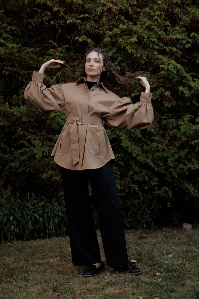 Eliza Faulkner Laurence Jacket - Fawn (In-Store) - Image 8