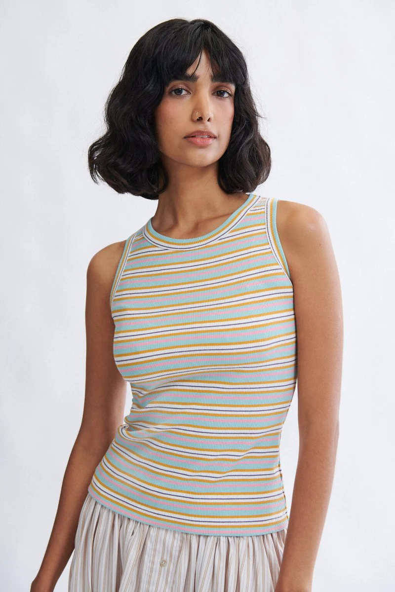 Eliza Faulkner Linnea Tank - White Stripe (In-Store) - Image 8
