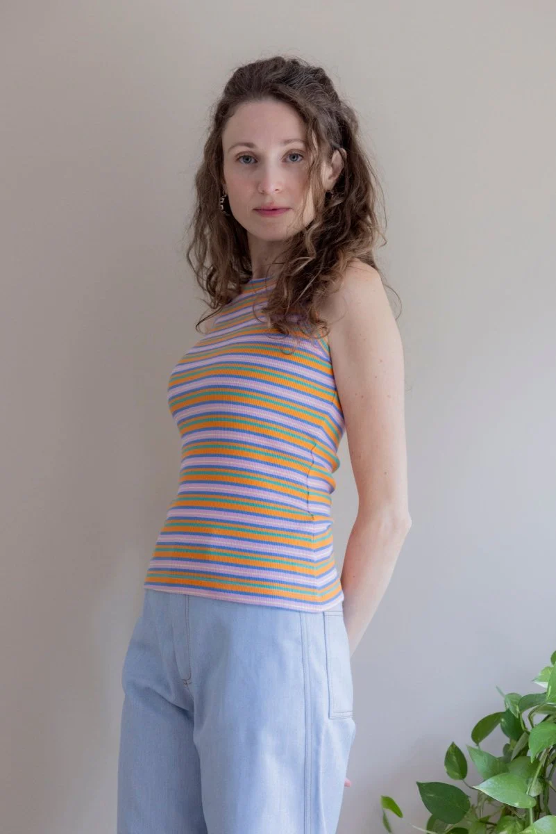 Eliza Faulkner Linnea Tank - Pink Stripe (In-Store)