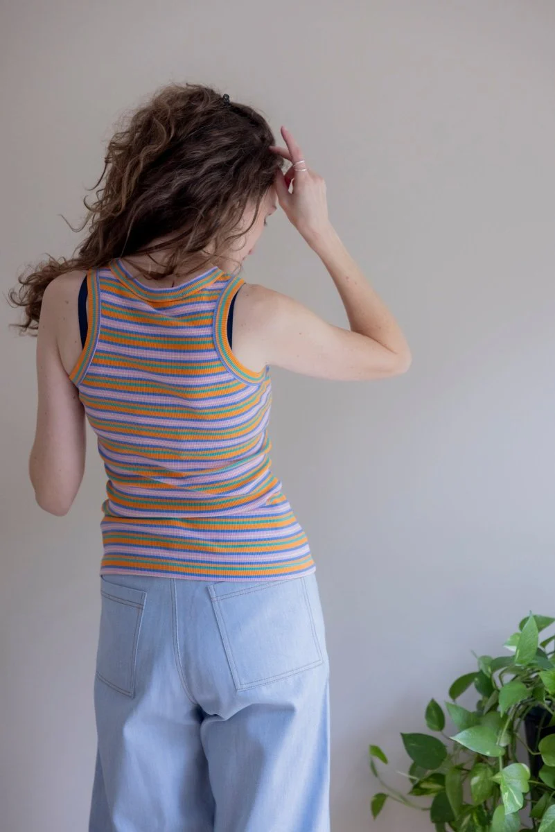 Eliza Faulkner Linnea Tank - Pink Stripe (In-Store) - Image 3