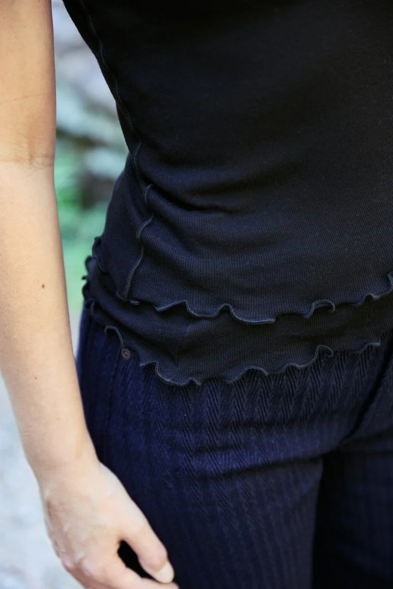 Eliza Faulkner Loulou Top - Black (Online Exclusive) - Image 2
