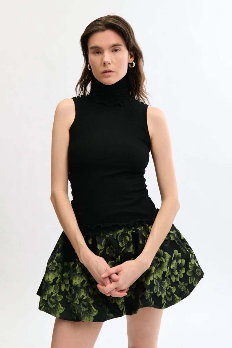 Eliza Faulkner Loulou Top - Black (Online Exclusive) - Image 4
