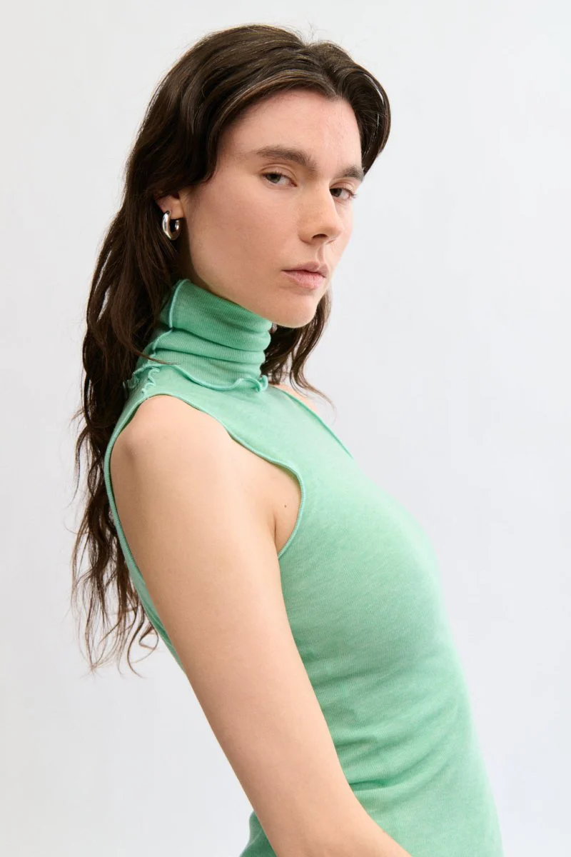 Eliza Faulkner Loulou Top - Mint (Online Exclusive) - Image 4