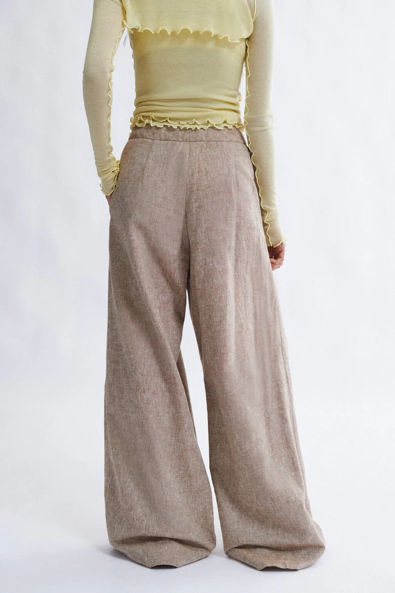 Eliza Faulkner Miranda Trousers - Biscuit (In-Store) - Image 16