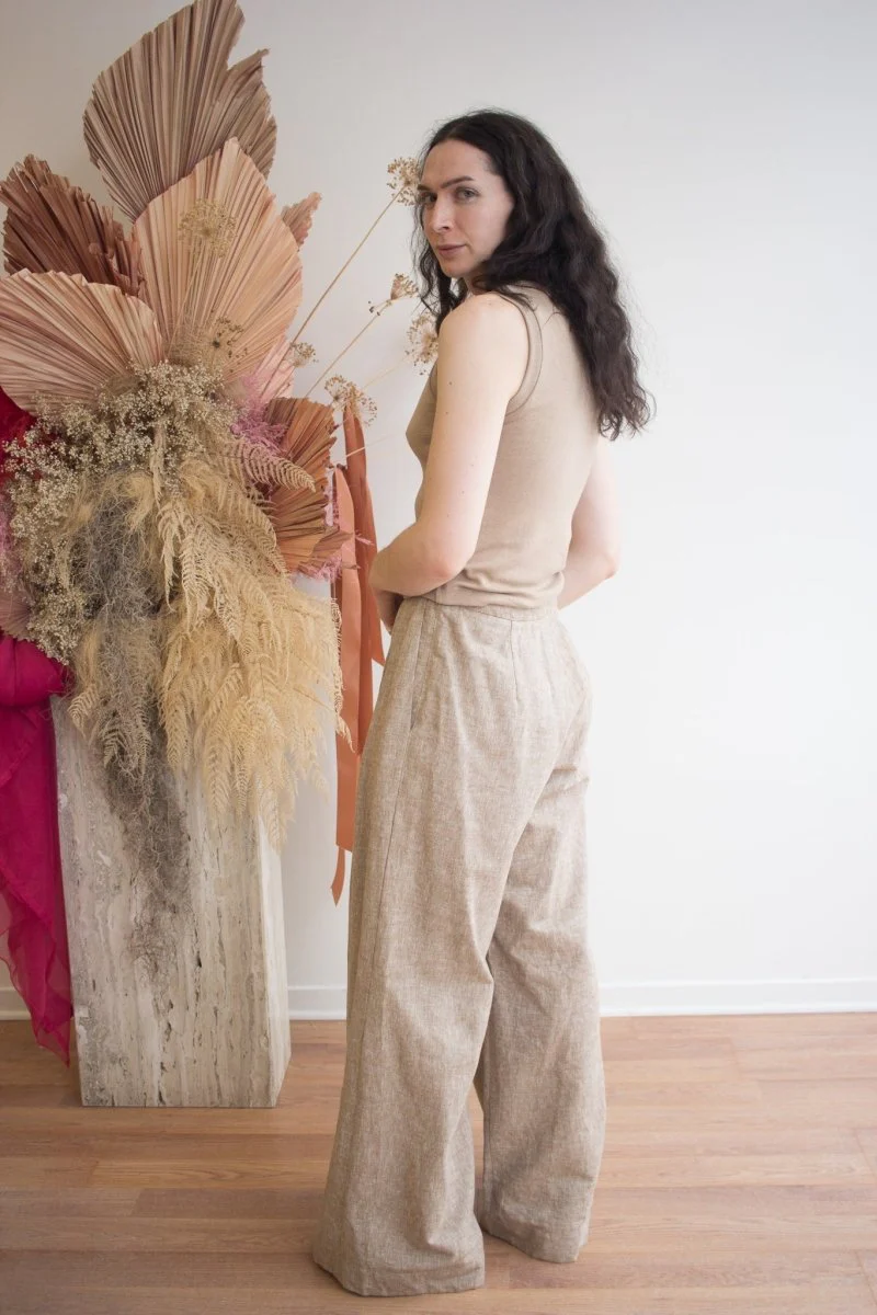 Eliza Faulkner Miranda Trousers - Biscuit (In-Store) - Image 3