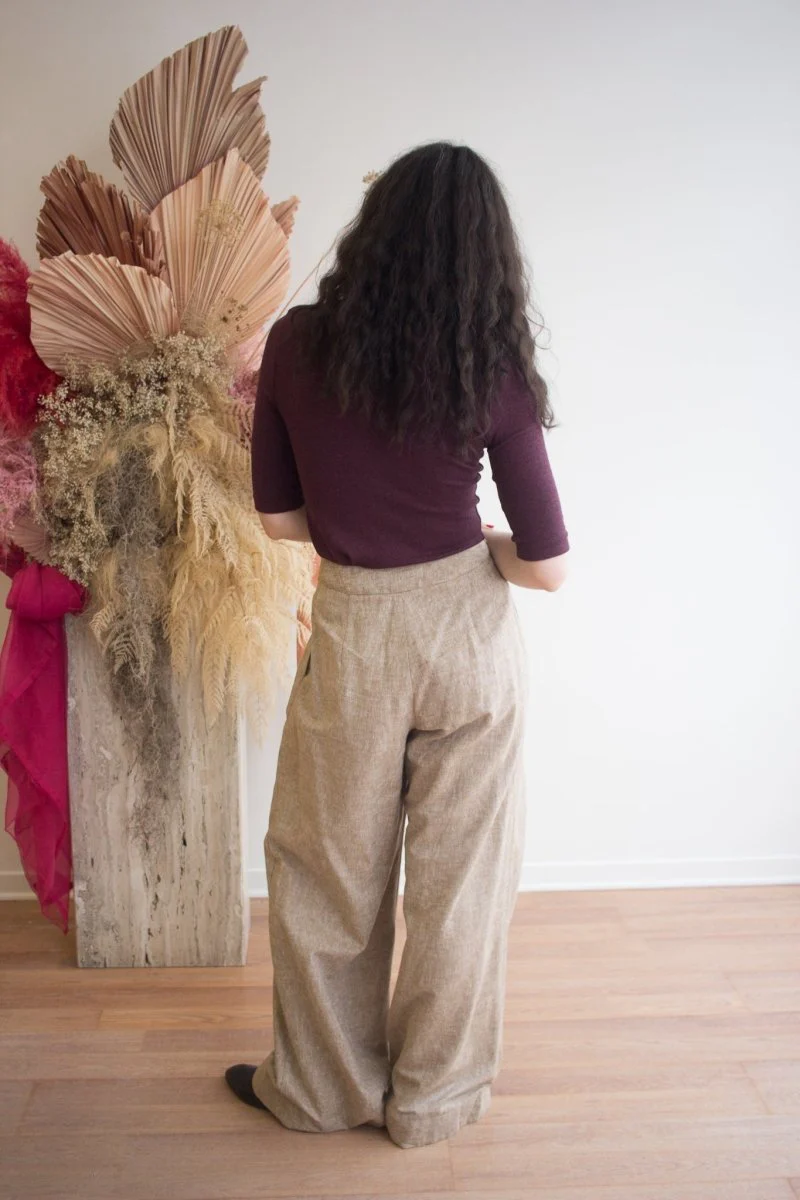 Eliza Faulkner Miranda Trousers - Biscuit (In-Store) - Image 7