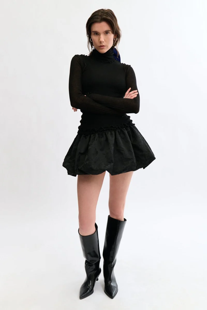 Eliza Faulkner Olivia Skirt - Black (Online Exclusive)
