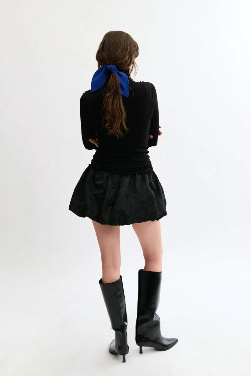 Eliza Faulkner Olivia Skirt - Black (Online Exclusive) - Image 2
