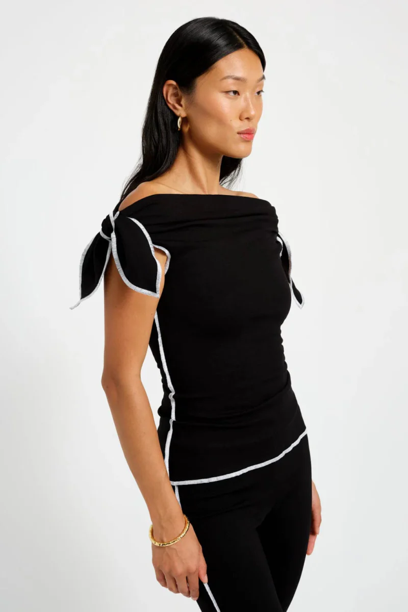 Eliza Faulkner Pepper Top - Black (In Store) - Image 7