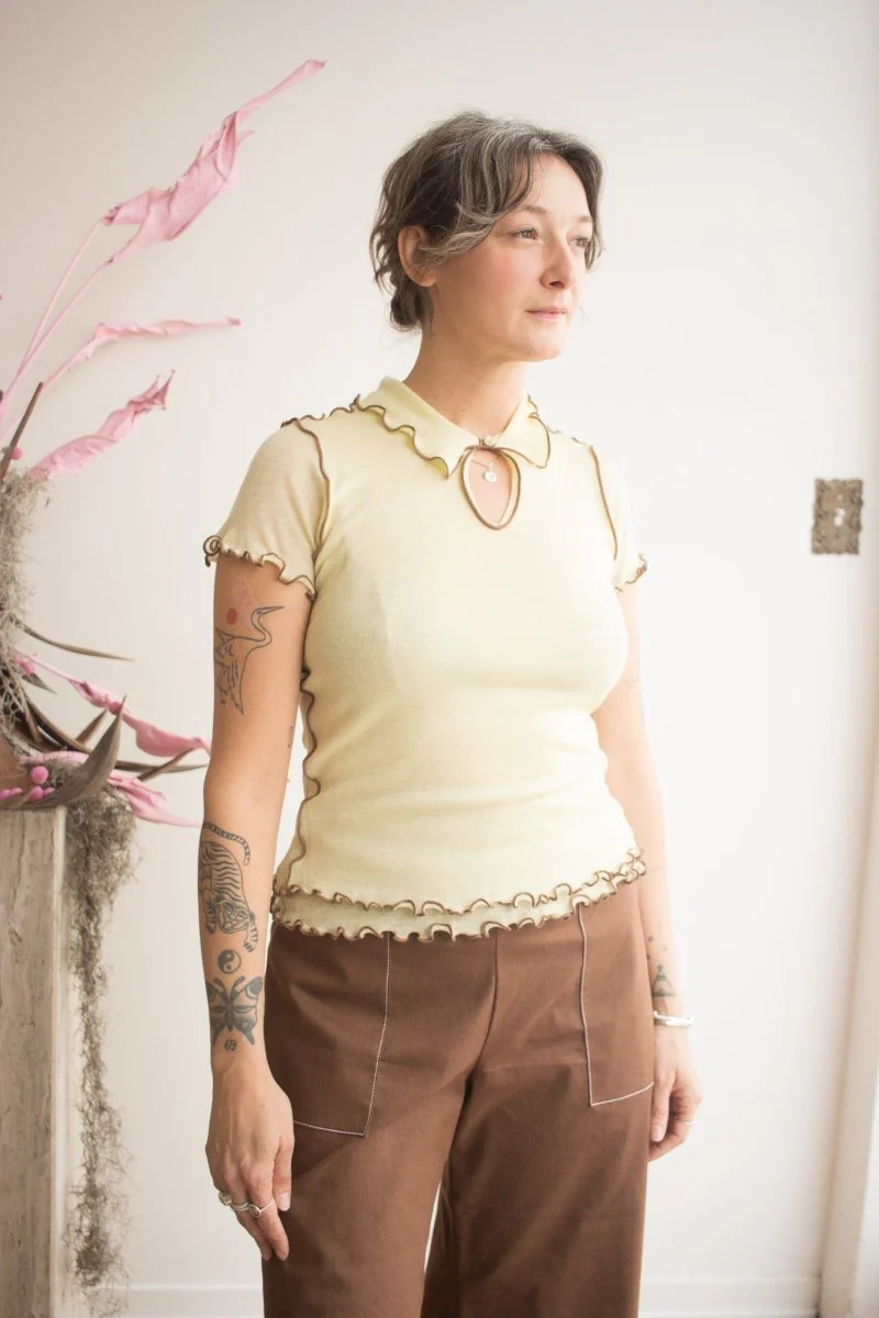 Eliza Faulkner Percy Top - Banana (In Store)