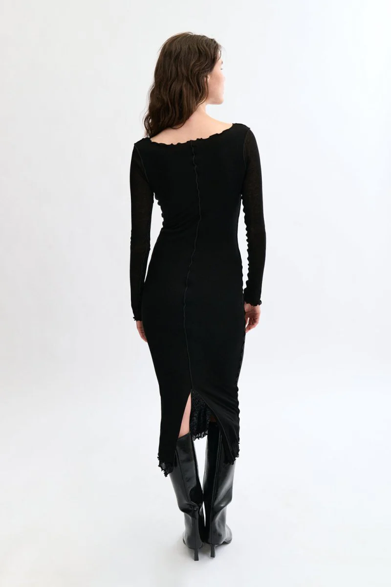 Eliza Faulkner Riley Dress - Black (In-Store) - Image 5