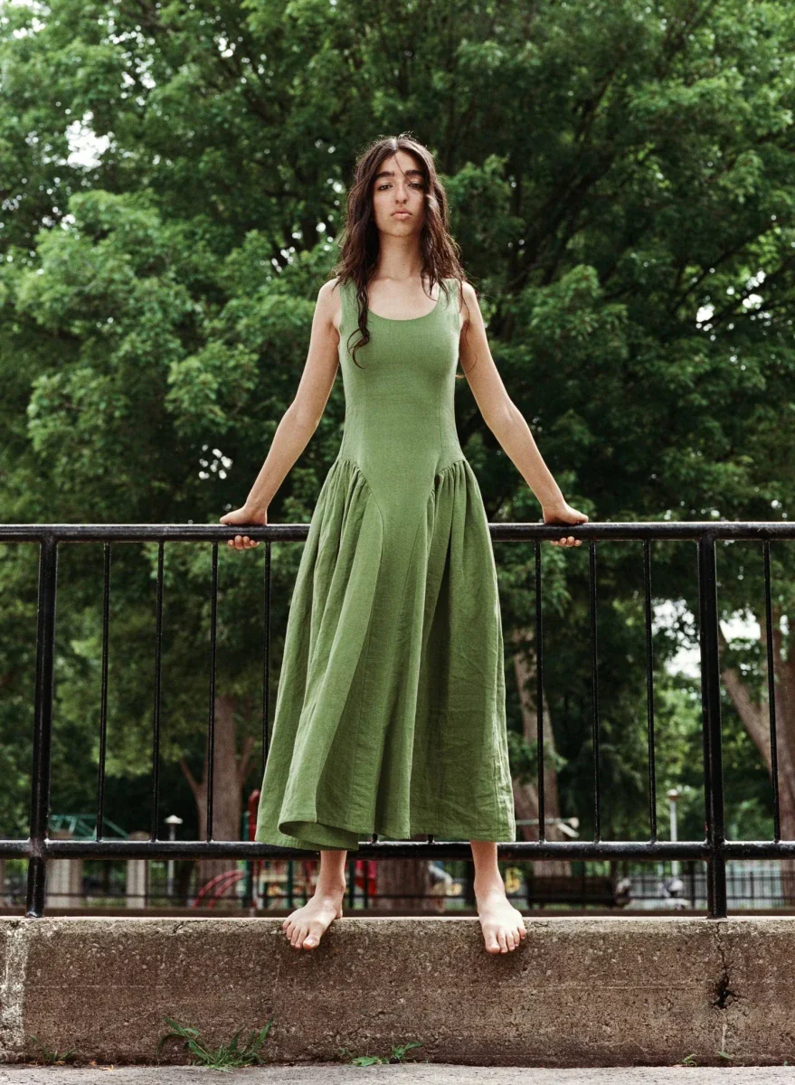 Eliza Faulkner Vivienne Dress - Meadow Linen (Online Exclusive) - Image 2