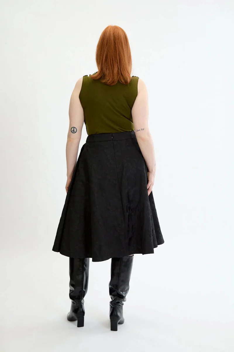 Eliza Faulkner Winnie Skirt - Black (Online Exclusive) - Image 4