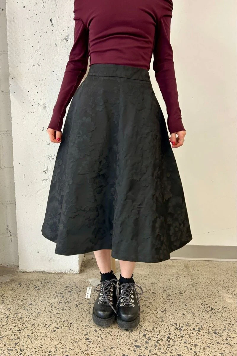 Eliza Faulkner Winnie Skirt - Black (Online Exclusive) - Image 5
