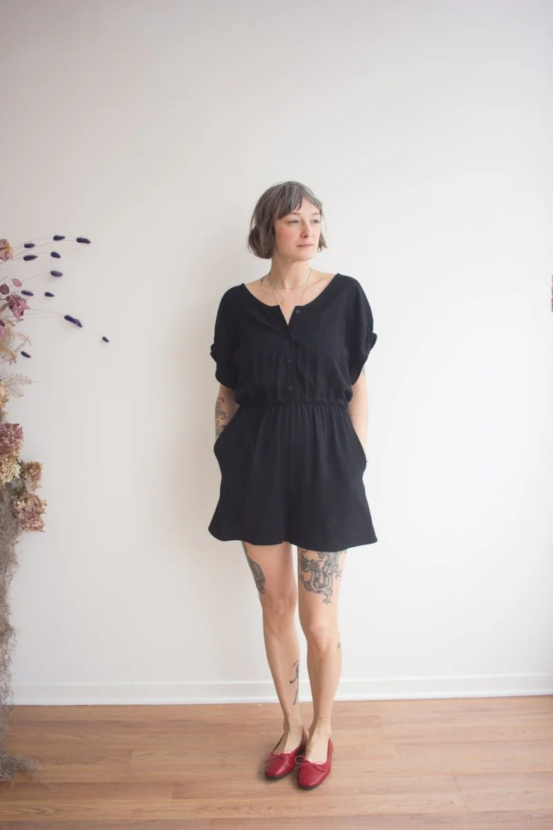 Eve Gravel Aster Romper - Various Colours (Online Exclusive) - Image 2