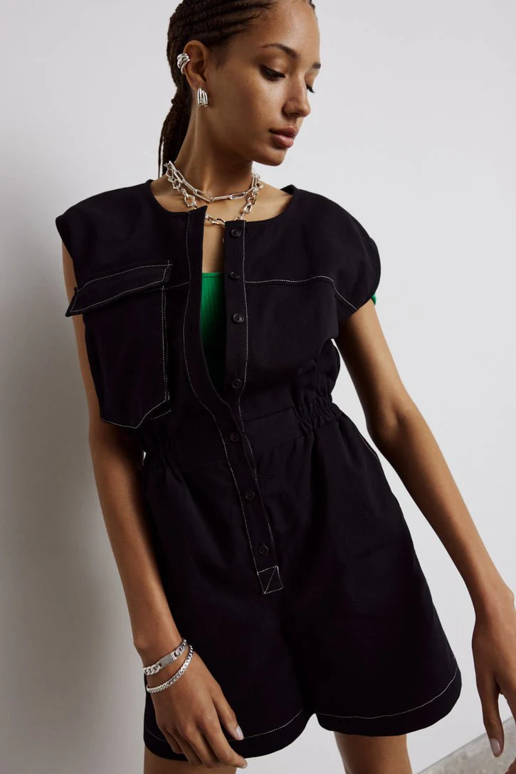 Eve Gravel Atwood Romper - Many Colours (Online Exclusive) - Image 4