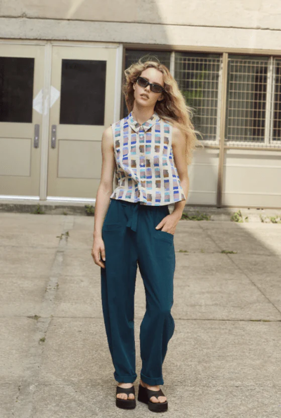Eve Gravel Barney Pants - Black or Emerald (Online Exclusive) - Image 5