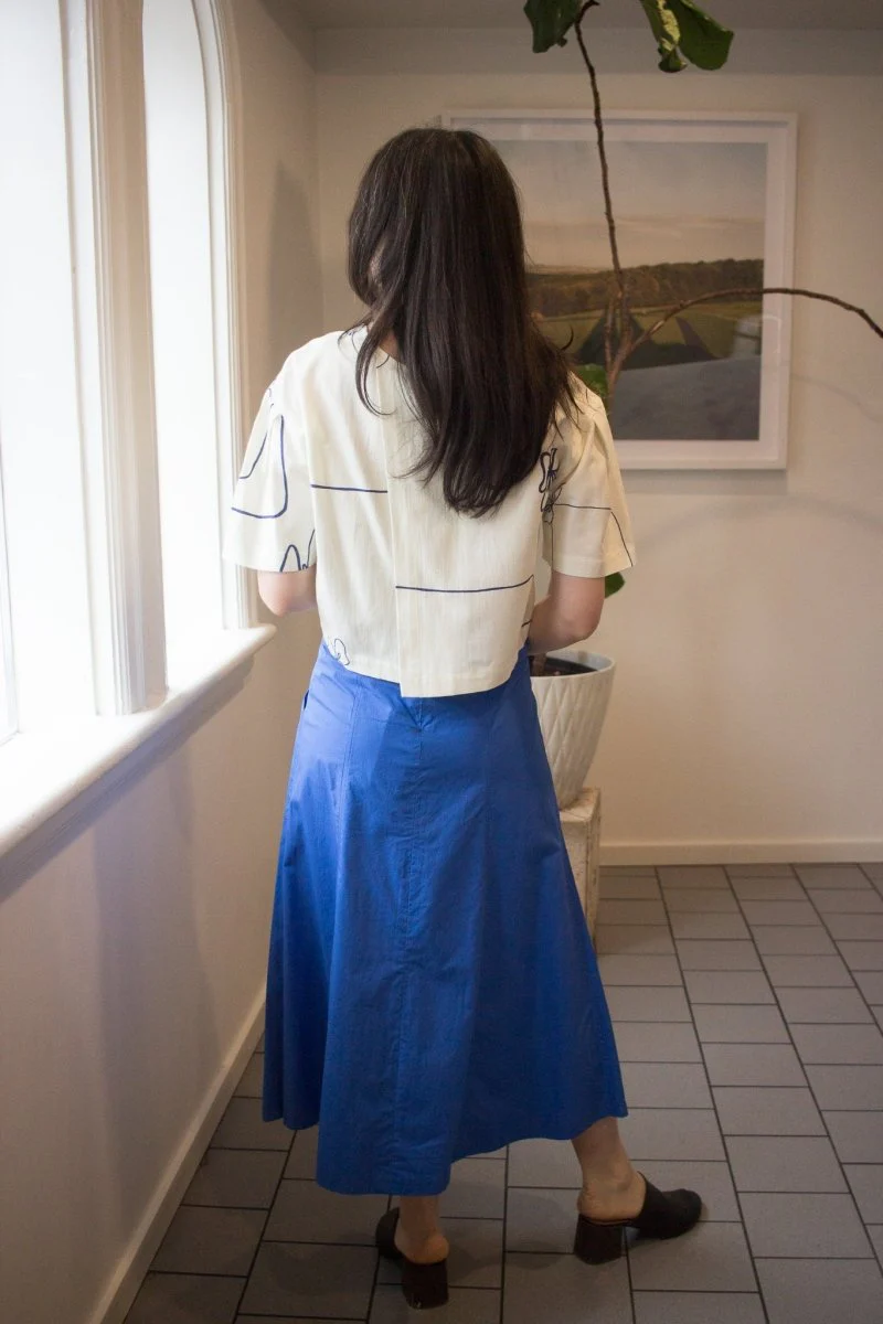 Eve Gravel Brooke Top - Blue Flower (In Store) - Image 3