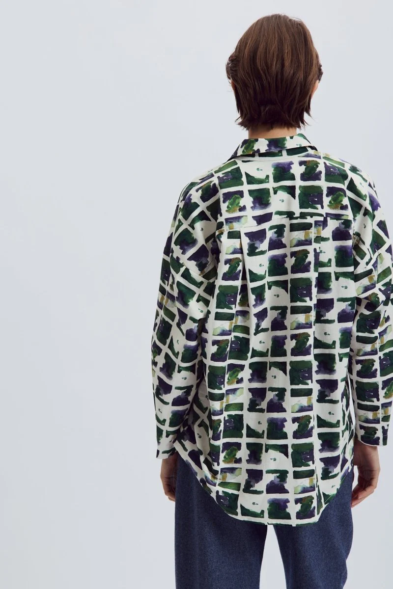 Eve Gravel Celeste Top - Chess Lines or Earth (Online Exclusive) - Image 7