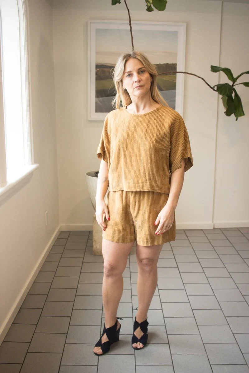 Eve Gravel Steven Top - Ochre (In-Store) - Image 3