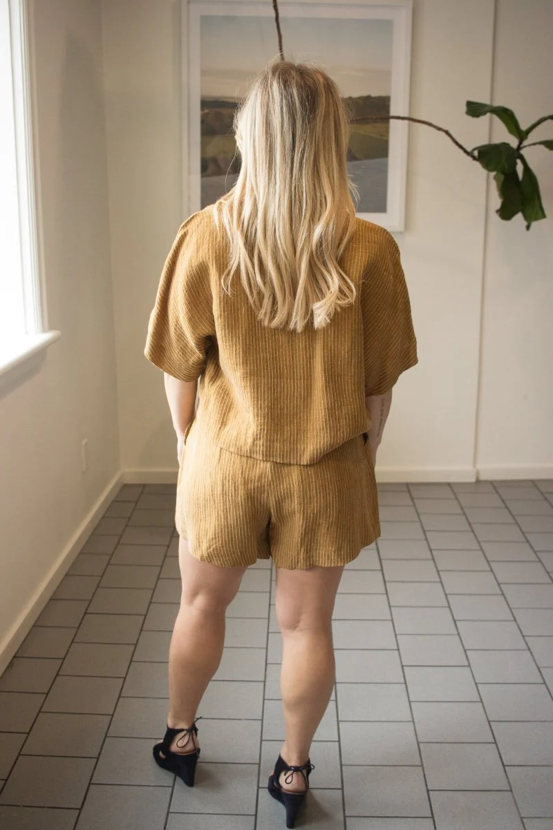 Eve Gravel Steven Top - Ochre (In-Store) - Image 4