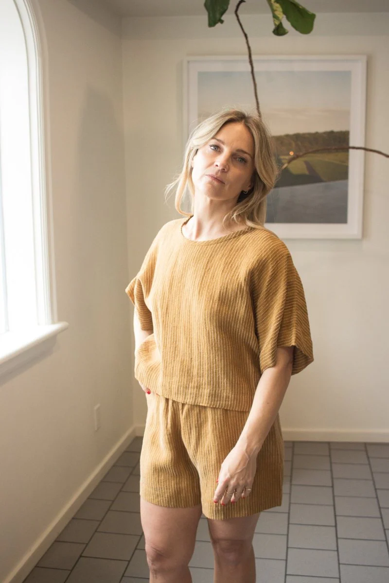 Eve Gravel Steven Top - Ochre (In-Store) - Image 2