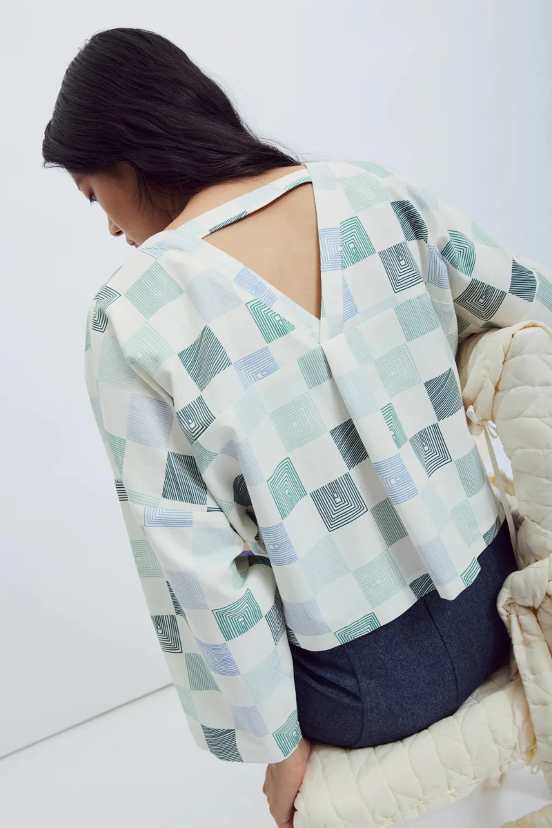 Eve Gravel Elwynn Top - Chess Line or Earth (Online Exclusive) - Image 2