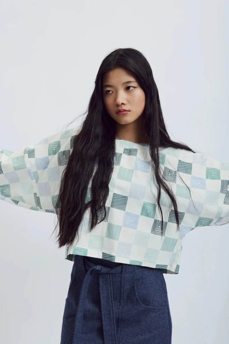 Eve Gravel Elwynn Top - Chess Line or Earth (Online Exclusive) - Image 3