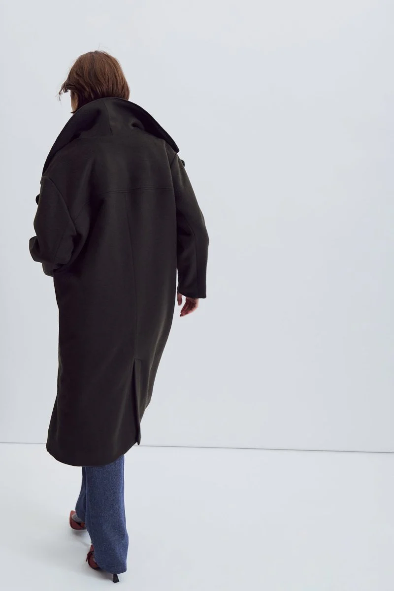 Eve Gravel Eos Long Coat - Dark Green or Dark Burgundy (Online Exclusive) - Image 6