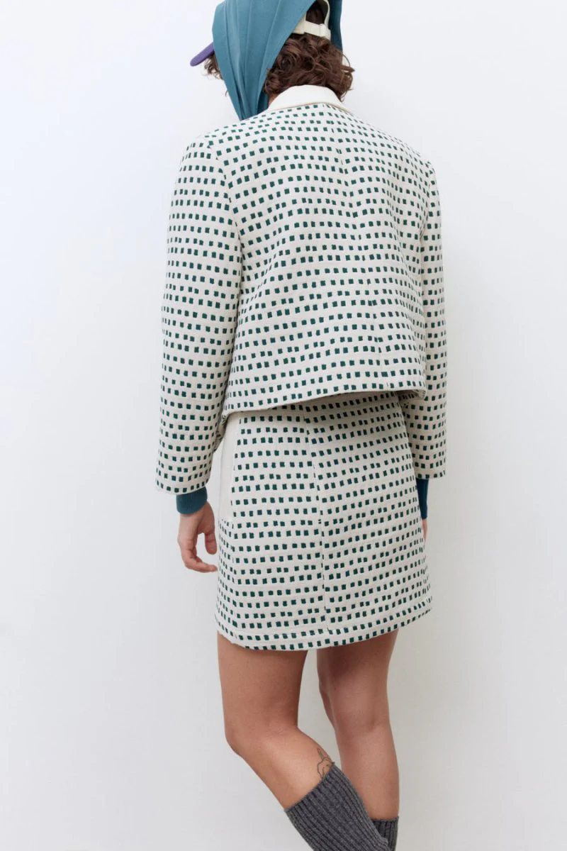 Eve Gravel Fuji Jacket - Light or Dark Jacquard (Online Exclusive) - Image 8