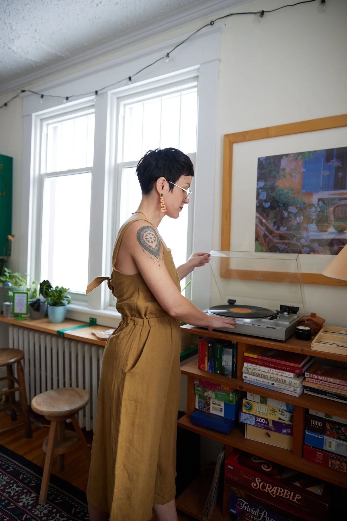 Eve Gravel Gaia Jumpsuit - Olive (In Store) - Image 4