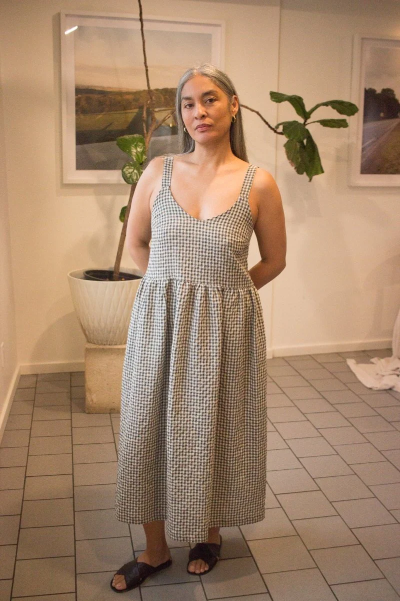 Eve Gravel Glinda Dress - Green/Yellow (In Store) - Image 3