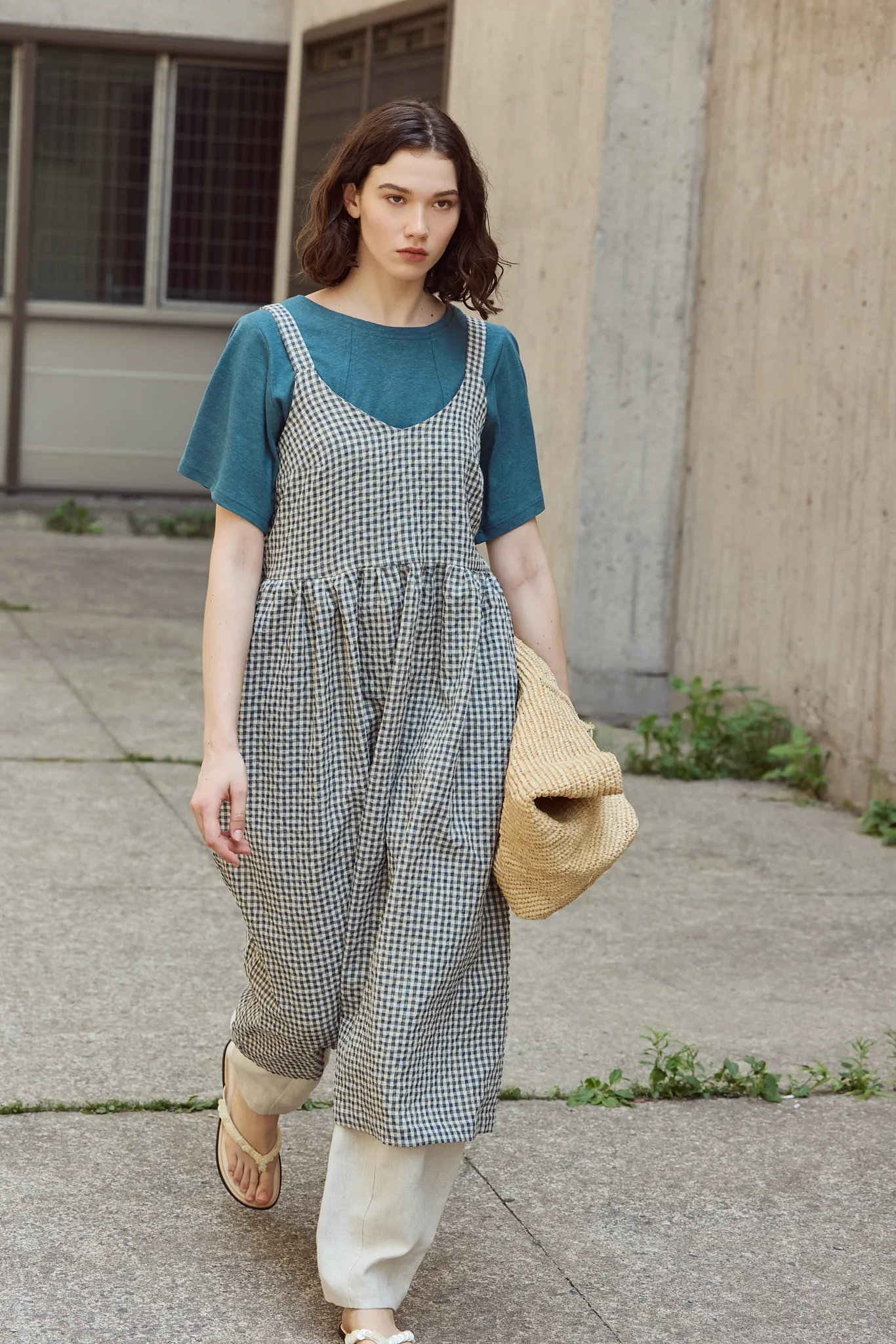 Eve Gravel Glinda Dress - Green/Yellow (In Store) - Image 8