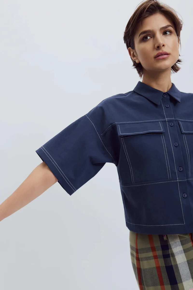 Eve Gravel Iris Top - Various Colours (Online Exclusive) - Image 4