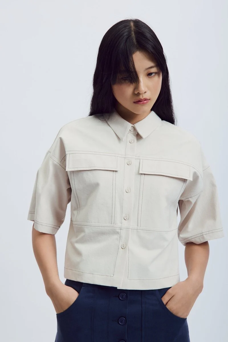 Eve Gravel Iris Top - Various Colours (Online Exclusive) - Image 6