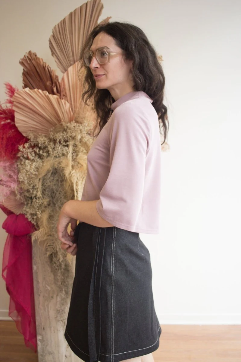 Eve Gravel Iset Top - Dusty Pink (In-Store) - Image 2