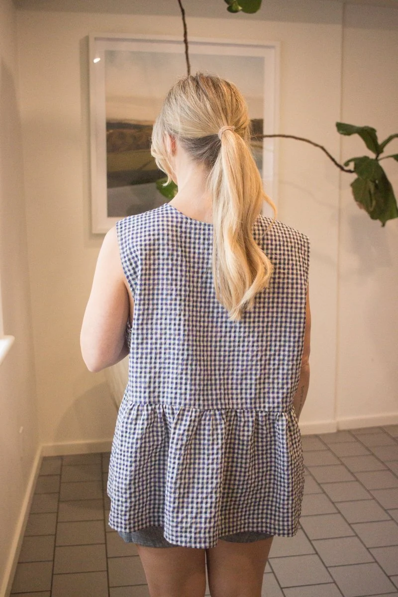 Eve Gravel Judy Top - Blue/Mauve (In Store) - Image 2