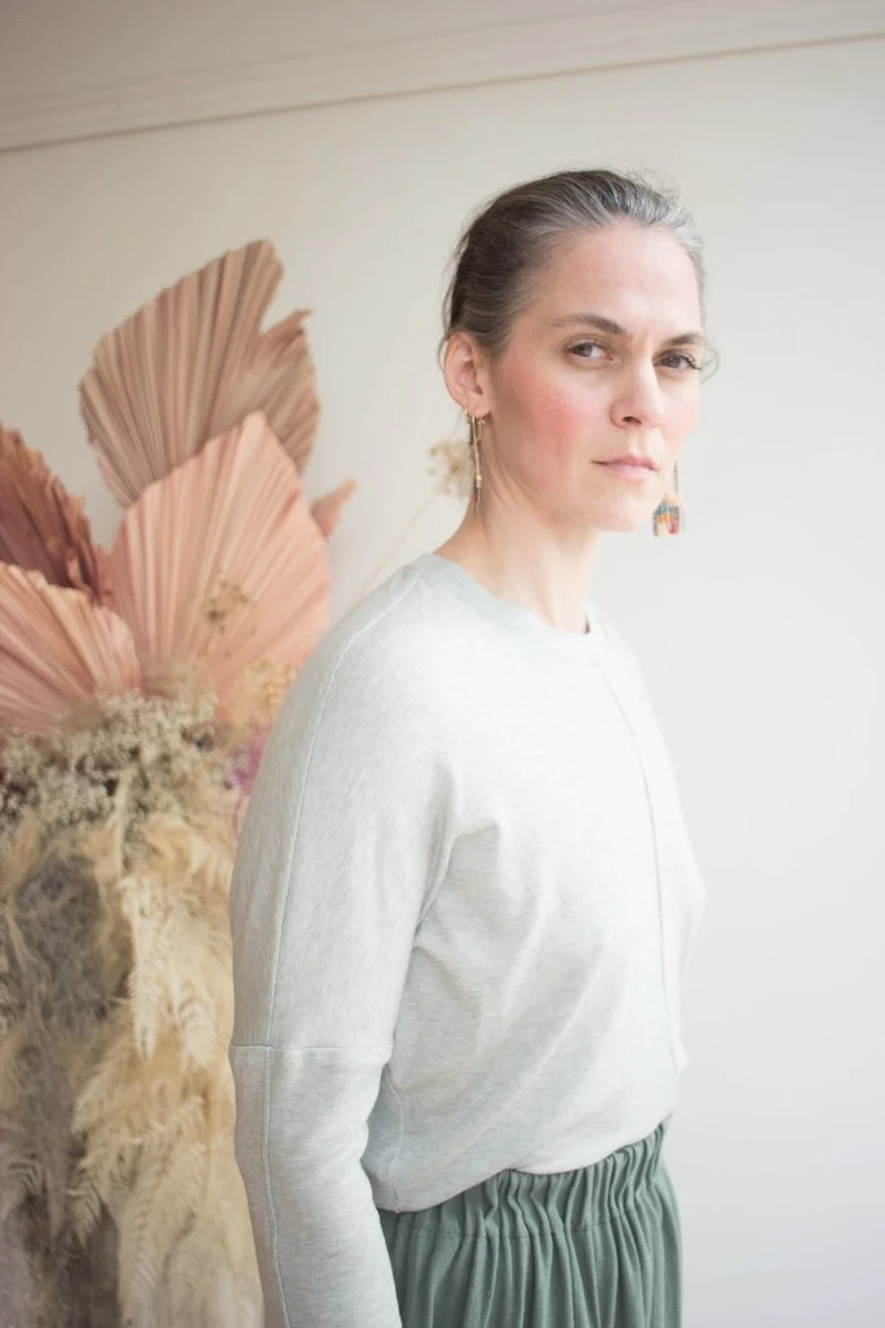 Eve Gravel Kapes Top - Grey (In-Store) - Image 4