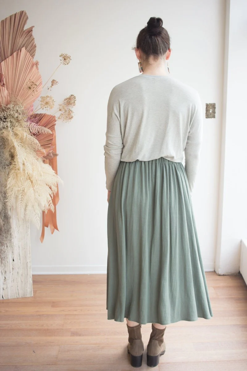 Eve Gravel Kapes Top - Grey (In-Store) - Image 7