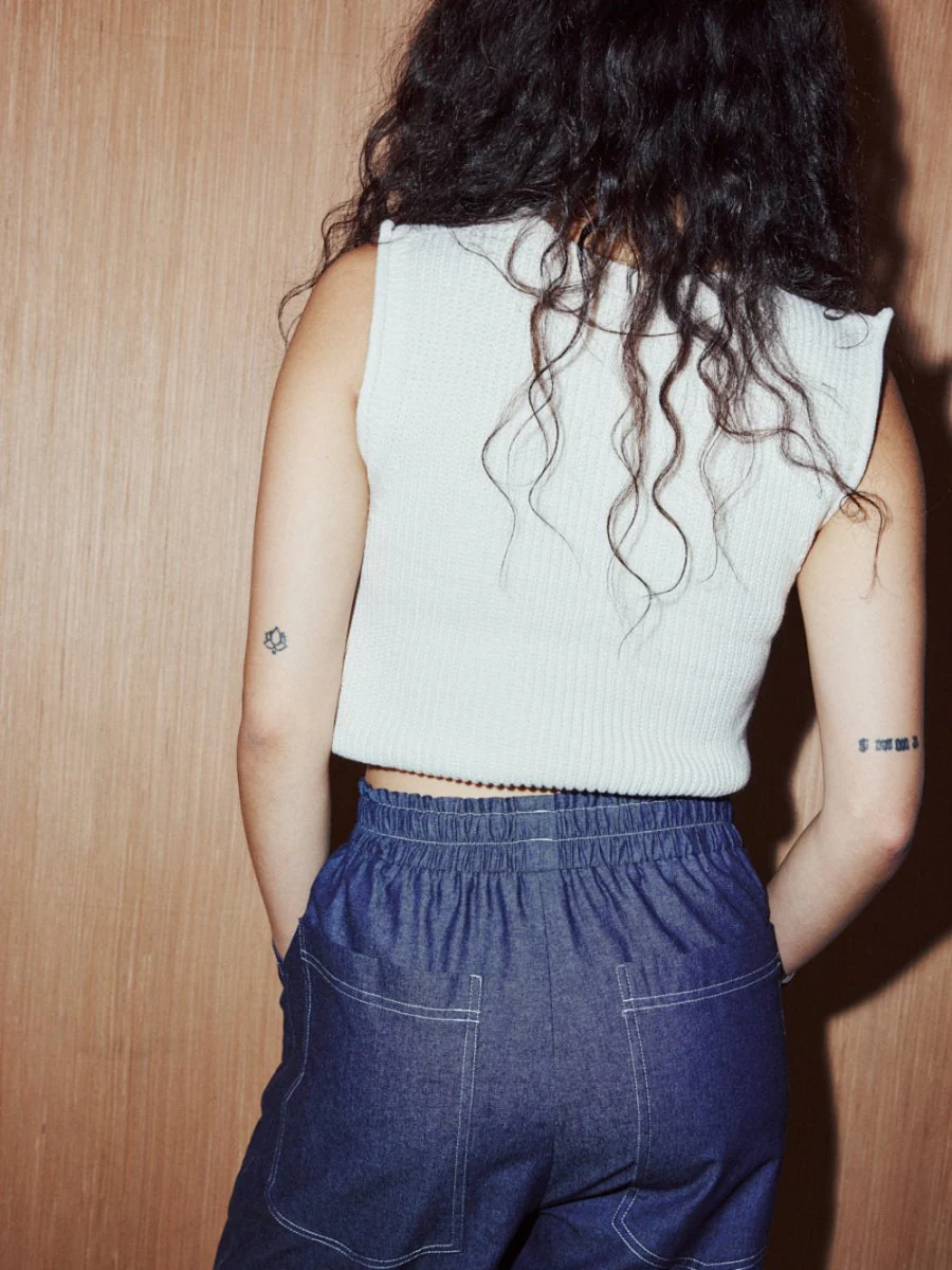 Eve Gravel Layla Knit Top - Lime or Black (Online Exclusive) - Image 5