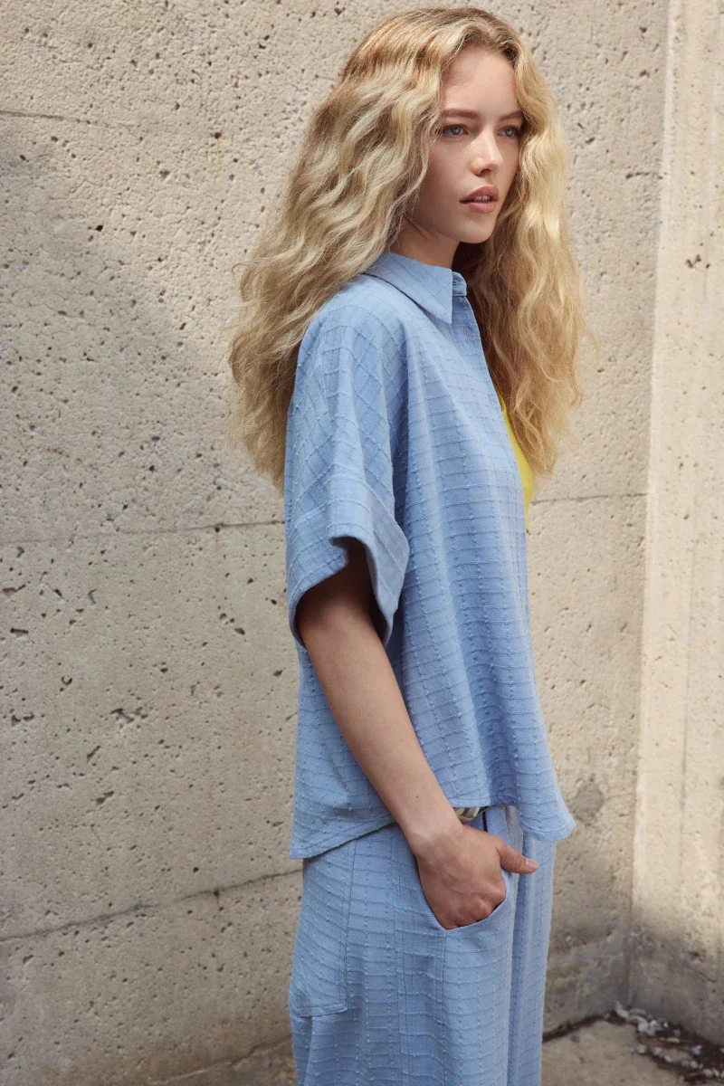 Eve Gravel Lexie Shirt - Black, White or Smoky Blue (Online Exclusive) - Image 9