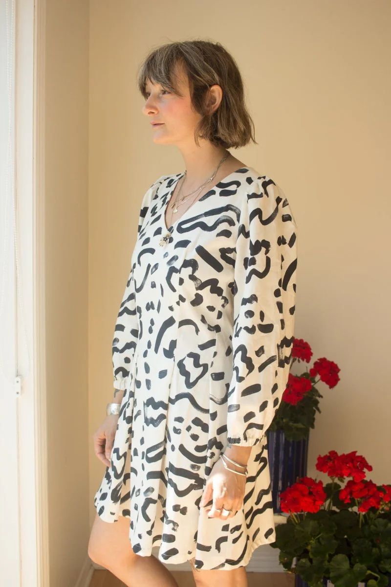 Eve Gravel Moana Dress - Cream or Navy (Online Exclusive) - Image 2