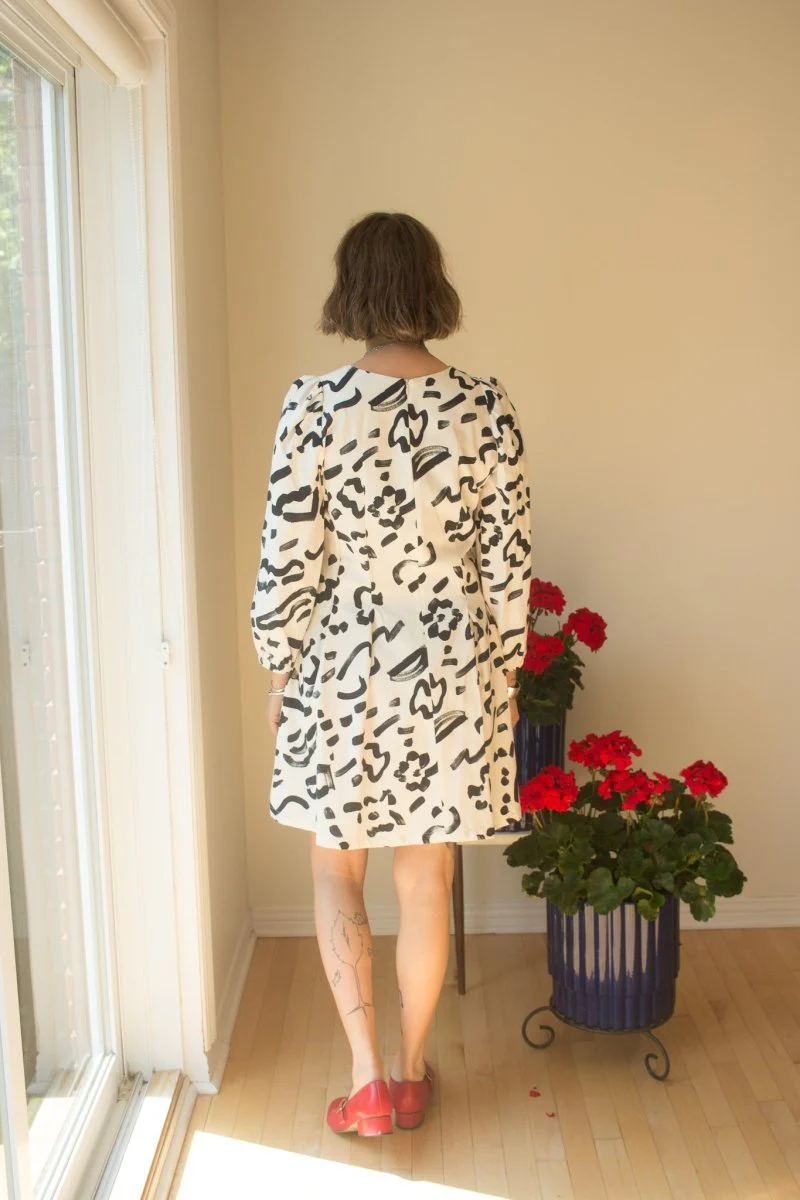 Eve Gravel Moana Dress - Cream or Navy (Online Exclusive) - Image 4