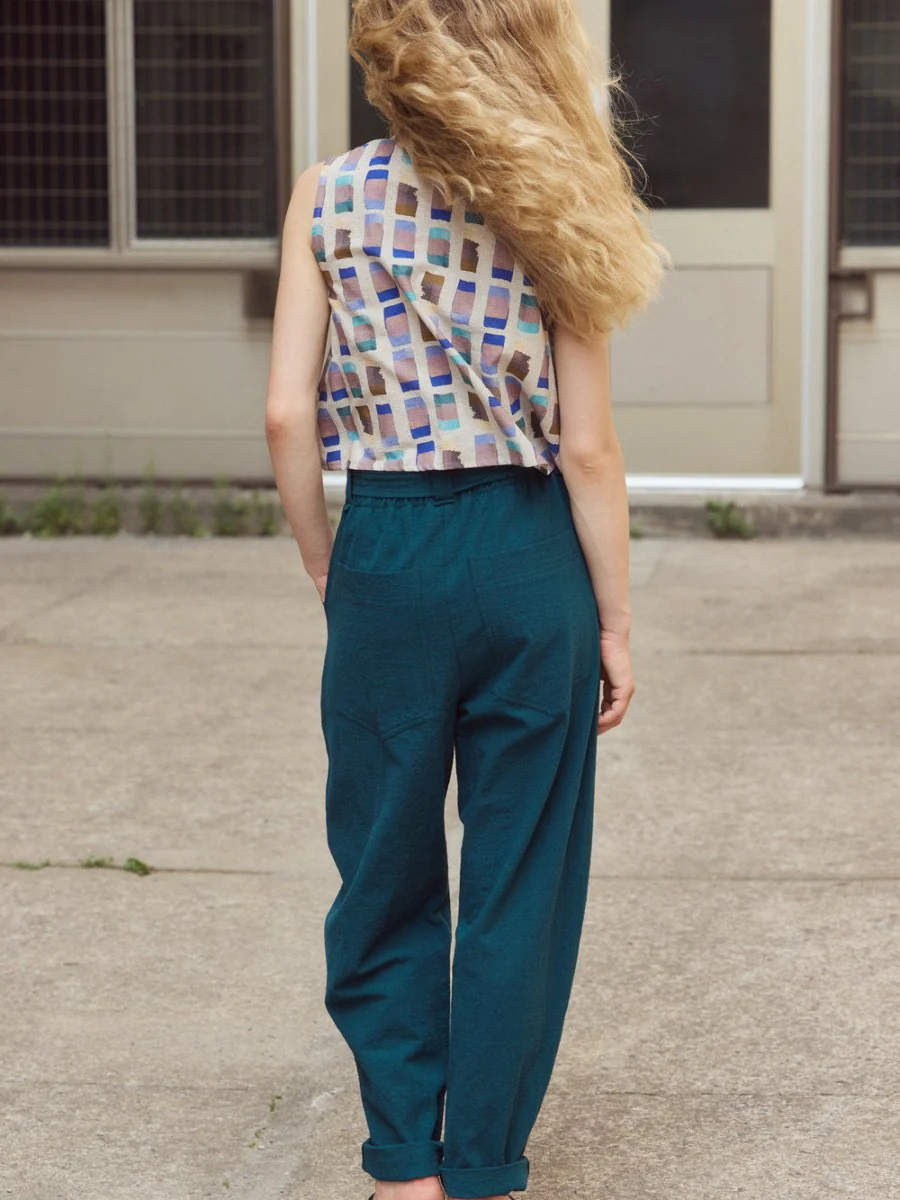 Eve Gravel Nikki Shirt - Blue/Gold or Yellow/Gold (Online Exclusive) - Image 9