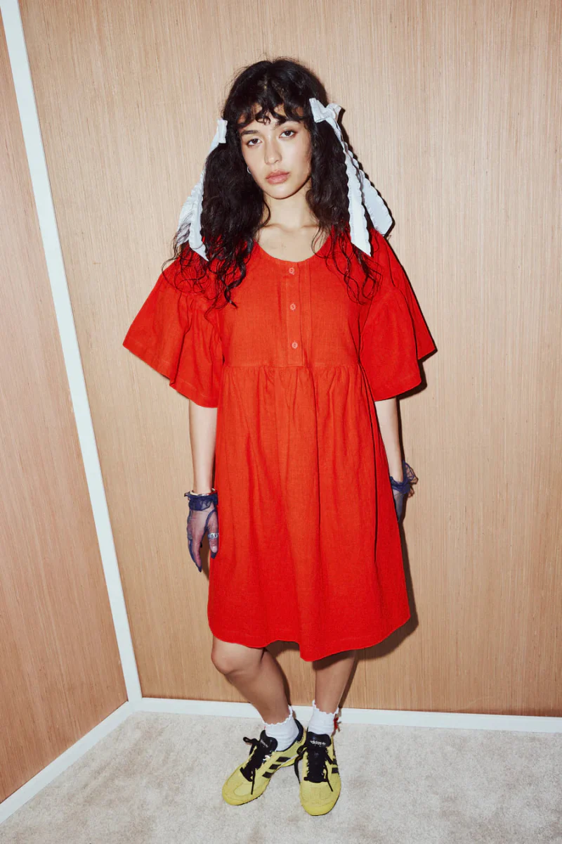 Eve Gravel Peonie Dress - Various Colours (Online Exclusive) - Image 13