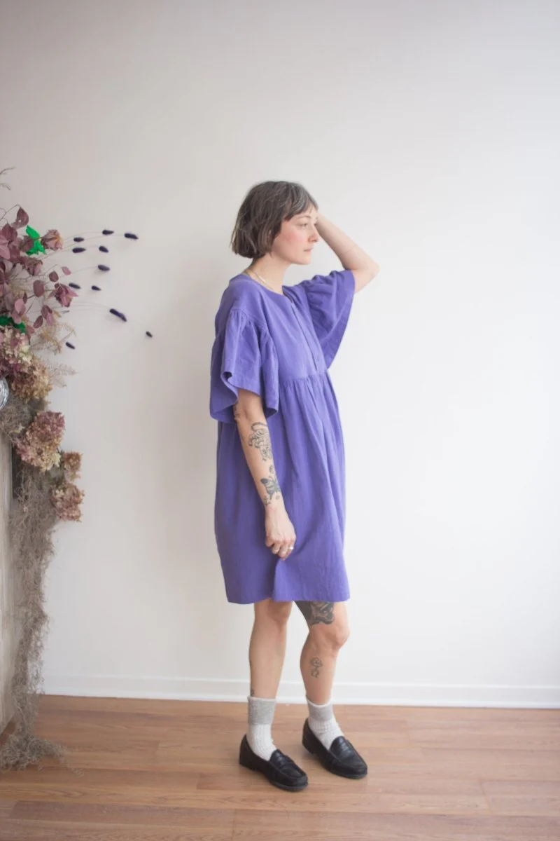 Eve Gravel Peonie Dress - Various Colours (Online Exclusive) - Image 2